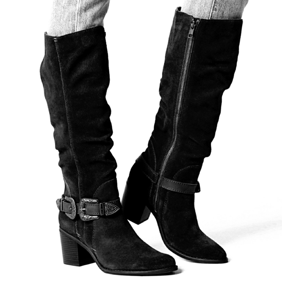 Sassy Naughty Monkey Suede Boots - Picture 6 of 6